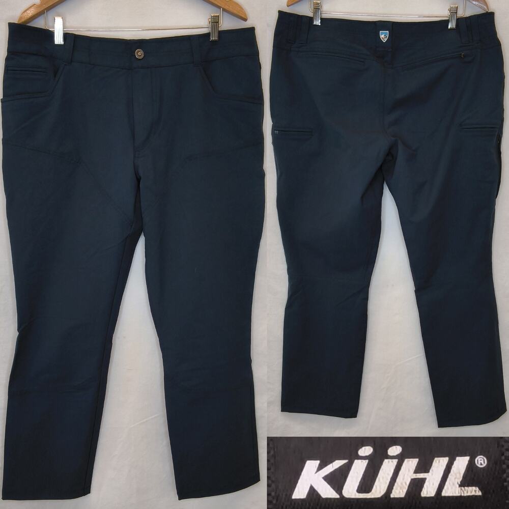 Kuhl Resistor Pant Blue Mens 38"x30" 4 Way Stretch Comfort Water Resistant#W5693